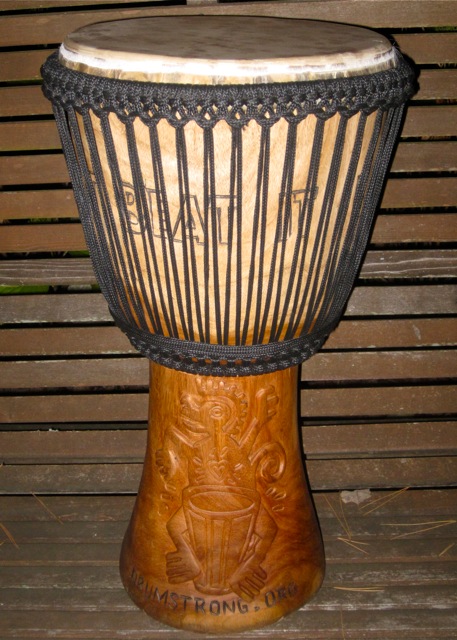 POWERFUL DRUMS :: AFRICAN (GHANA) BUILT DJEMBE